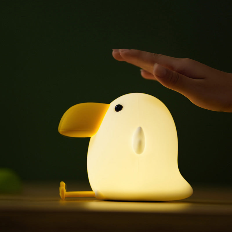 Kids Night Light Cute Silicone Bird Nursery Lamp for Baby and Toddler Animal Night Light for Boys and Girls Squishy Night Light for Bedroom and Kids Room Kids Gift (Bird)