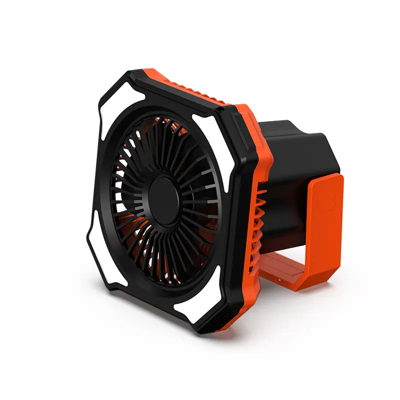 Outdoor Camping USB Fan with Power Bank LED Lamp Function for Indoor Portable USB Rechargeable Fan with Remote Control