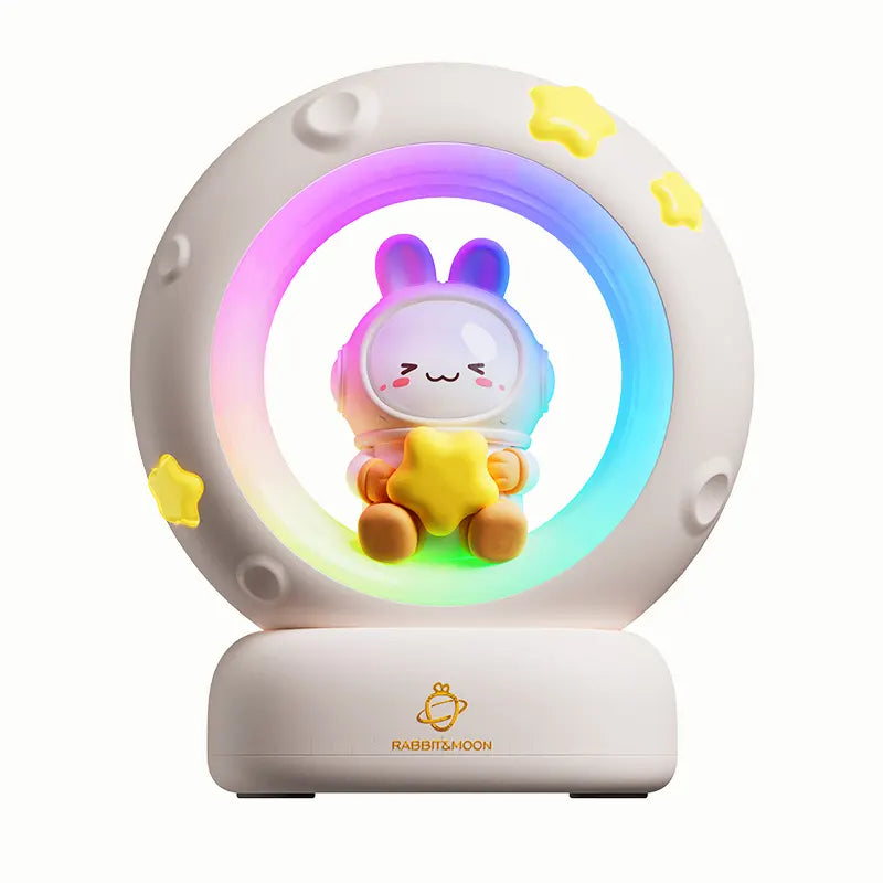 Cat Rabbit Cute Night Light for Baby Kids Bedroom USB Rechargeable Dimmable Lighting Lamp Touch Children Night Light