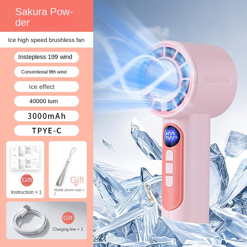 Portable USB Desk Fan with Cooling Mode | Quiet Powerful Table Fan for Home, Office & Dorm