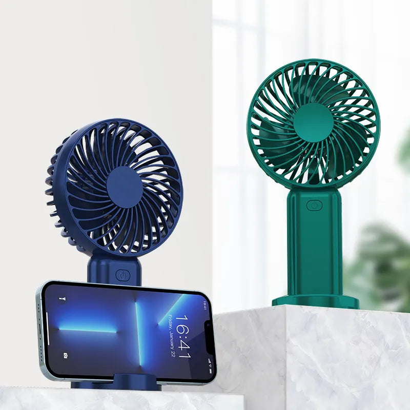 Mini Lash Charging Fan Portable Usb Rechargeable Mute Sports Fans for Outdoor Electric Ventilador Portatil Abanicos Cooling