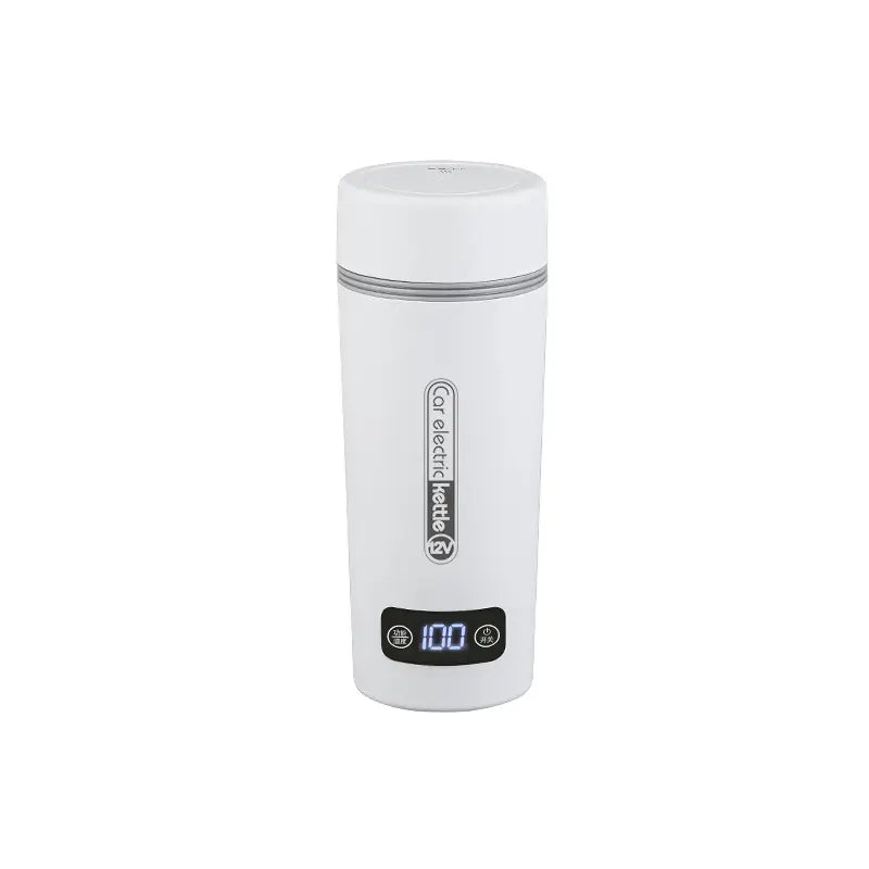 12oz Portable Water Boiler 4 Preset Temperature Control Portable Tea Kettle Electric Travel Thermal Heated Cup