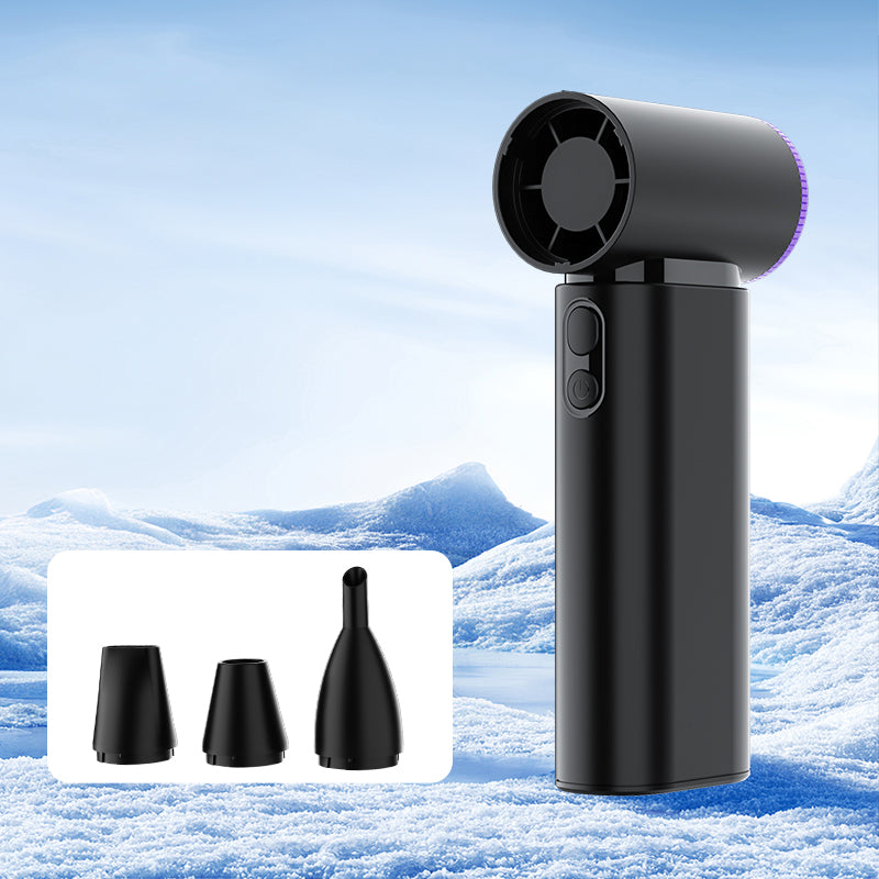 2025 Cross-border New Product: High-speed Handheld Violent Fan, Strong Blowing and Dust Blowing, USB Boost Turbine, Micro Mini Fan