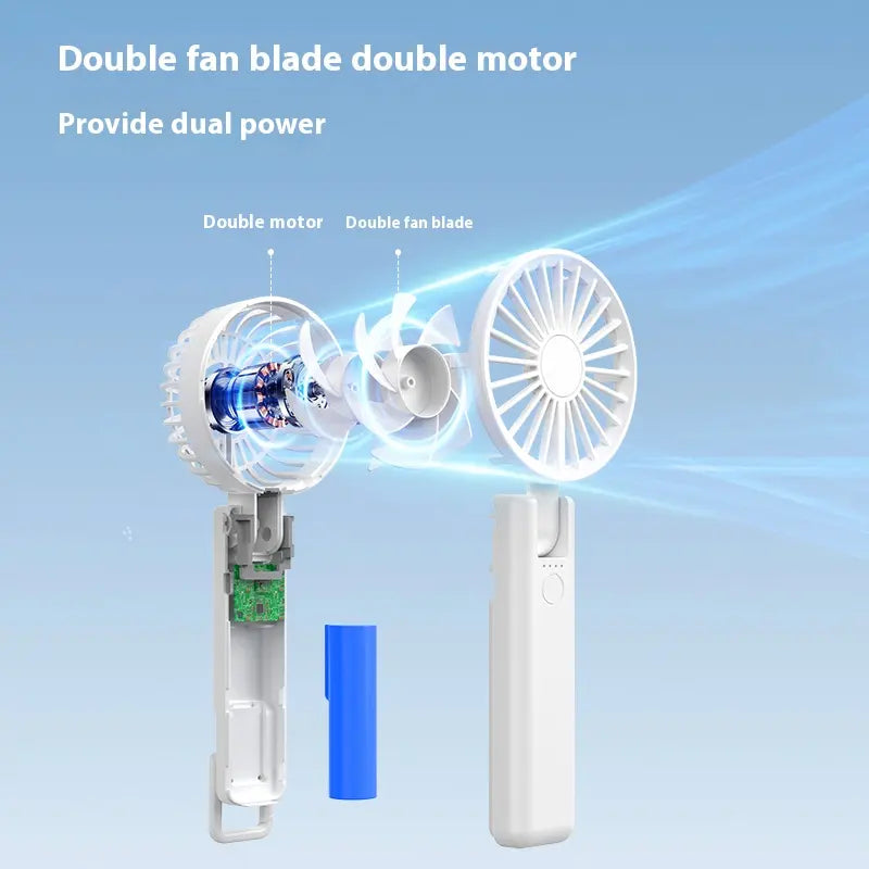 Factory Wholesale Mini Rechargeable Fan Packaging Box Sweetfull Handheld Fan Mini Portable Fan