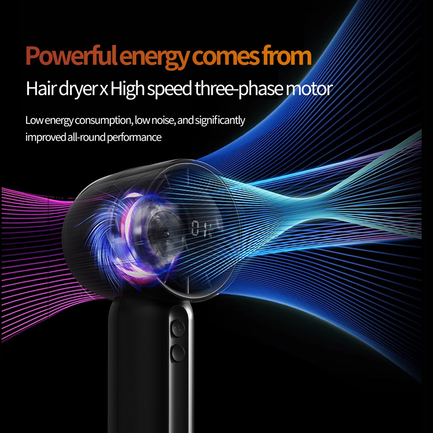 New Creative 100-speed High-speed Handheld Mini USB Fan Outdoor Desktop Violent Turbo Fan