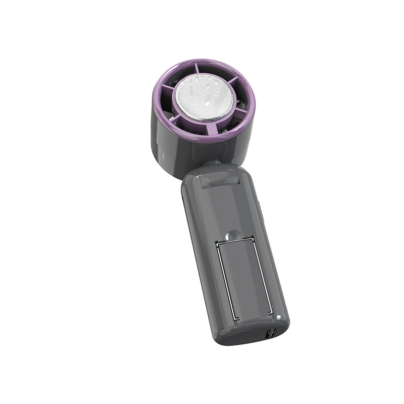 Handheld Foldable Fan with TEC Cooling, 120-Speed Adjustment & Smart Display – 3000mAh Rechargeable Battery, USB Type-C, Phone Holder