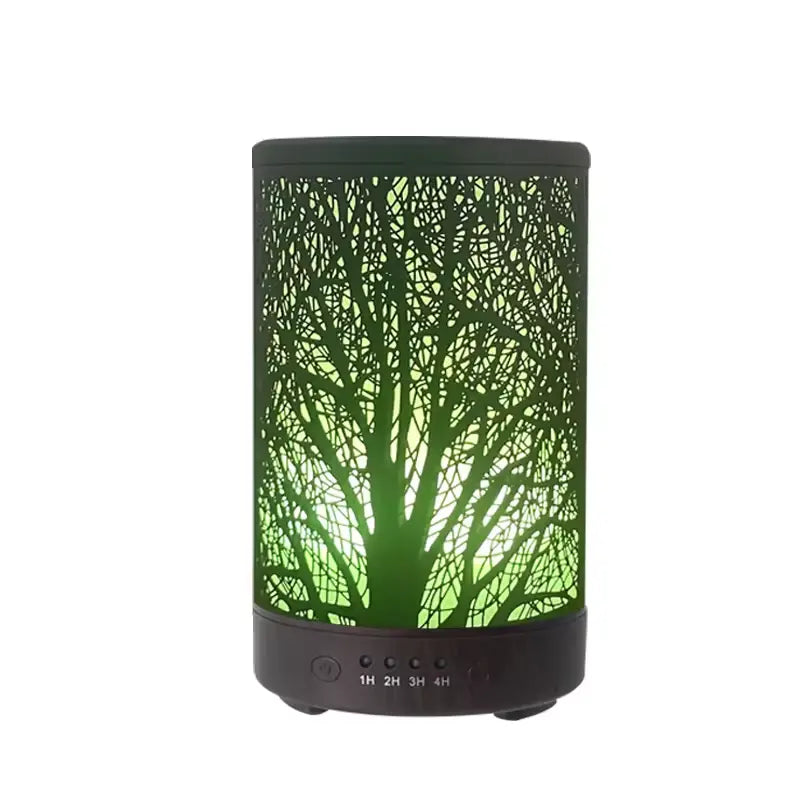 Metal Essential Oil Diffuser,Aromatherapy Diffuser 7 Colors Changed Ultrasonic Diffuser Air Led Diffuser Infuser Oil Machine Essential Oils for Diffusers for Home Large Room Office