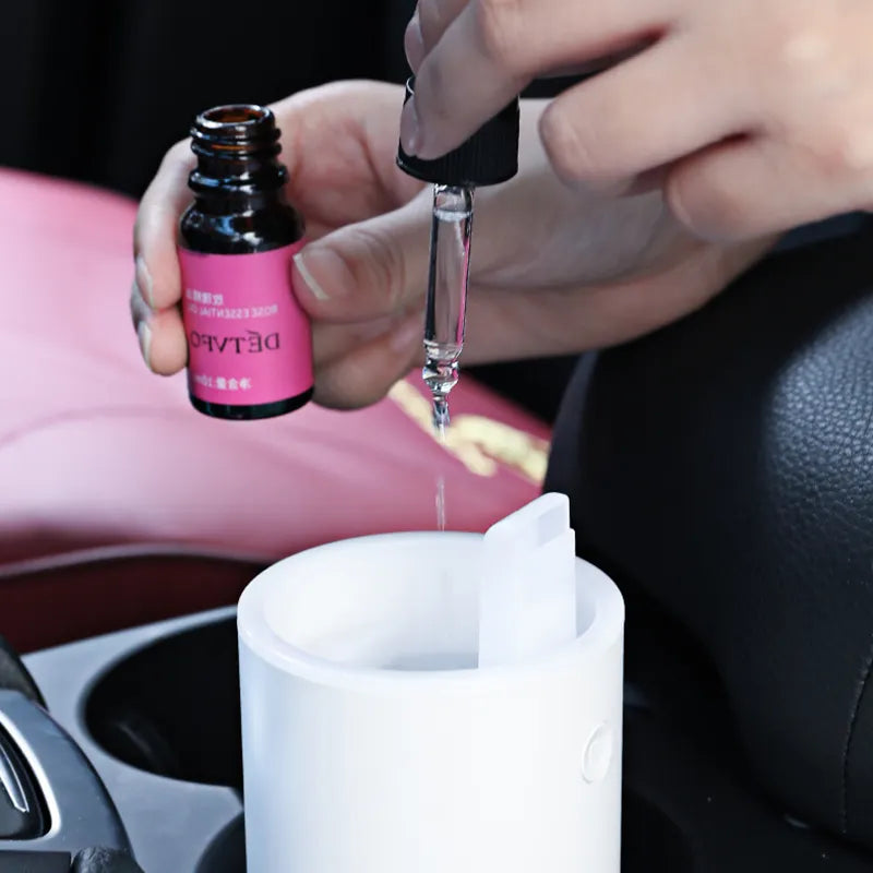 Mini 80ml Ultrasonic Usb Diffuser Air Humidifier Aromatherapy Essential Oil Car Aroma Diffuser