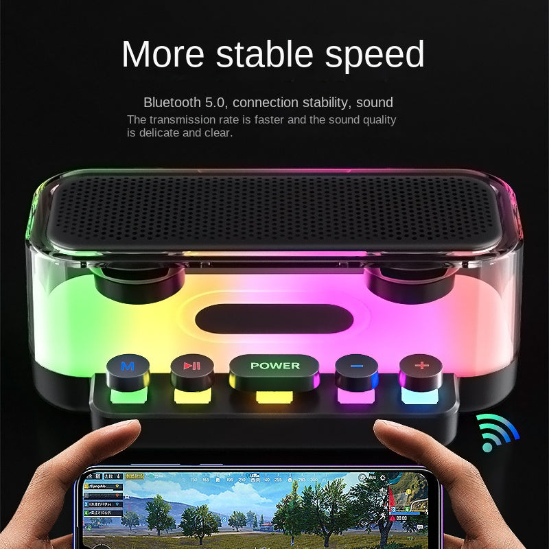 Portable Hifi Wireless Speaker Experience 5.1 Surround Change Perfect For Living Room/Bedroom/Party/Festival/Holiday Celebration, Girlfriend/Boyfriend Gift, Friend Gift