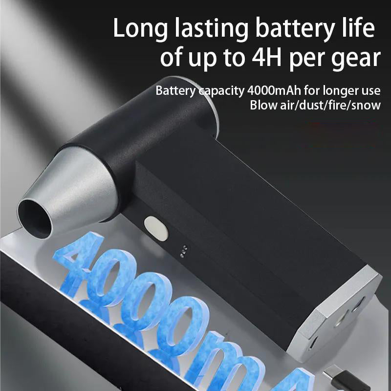110000 RPM Portable Hand Held Powerful Jet Dry Mini Super Jet Blower Air Duster Mini Turbo Jet Fan for Car Cleaning Camping