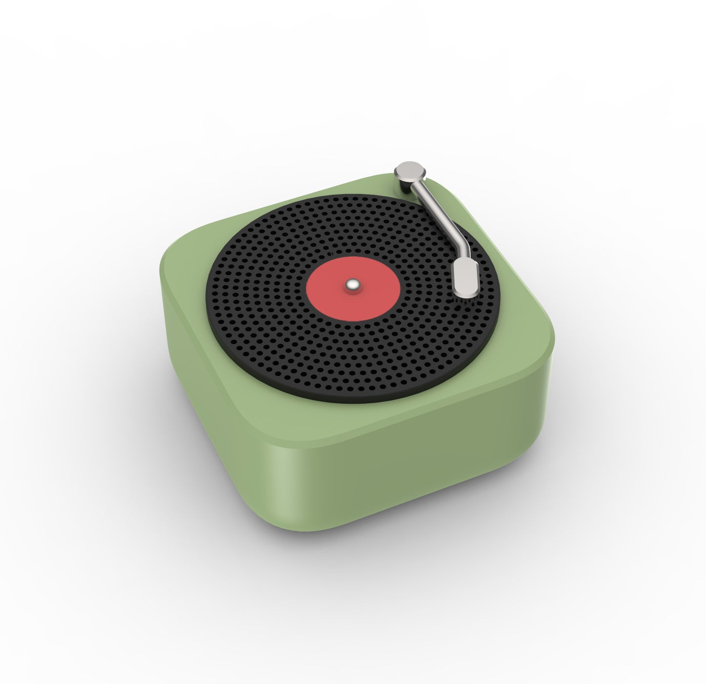 usb vinyl record player, wireless Bluetooth speaker, car answering and external player, mini portable outdoor announser