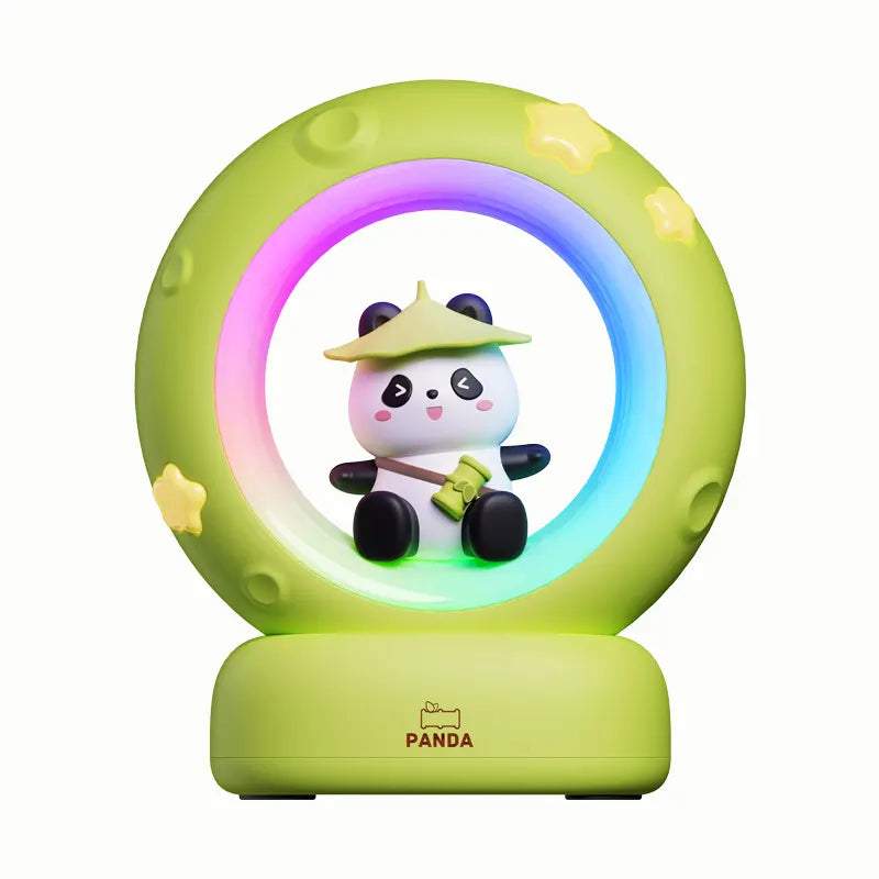 Cat Rabbit Cute Night Light for Baby Kids Bedroom USB Rechargeable Dimmable Lighting Lamp Touch Children Night Light
