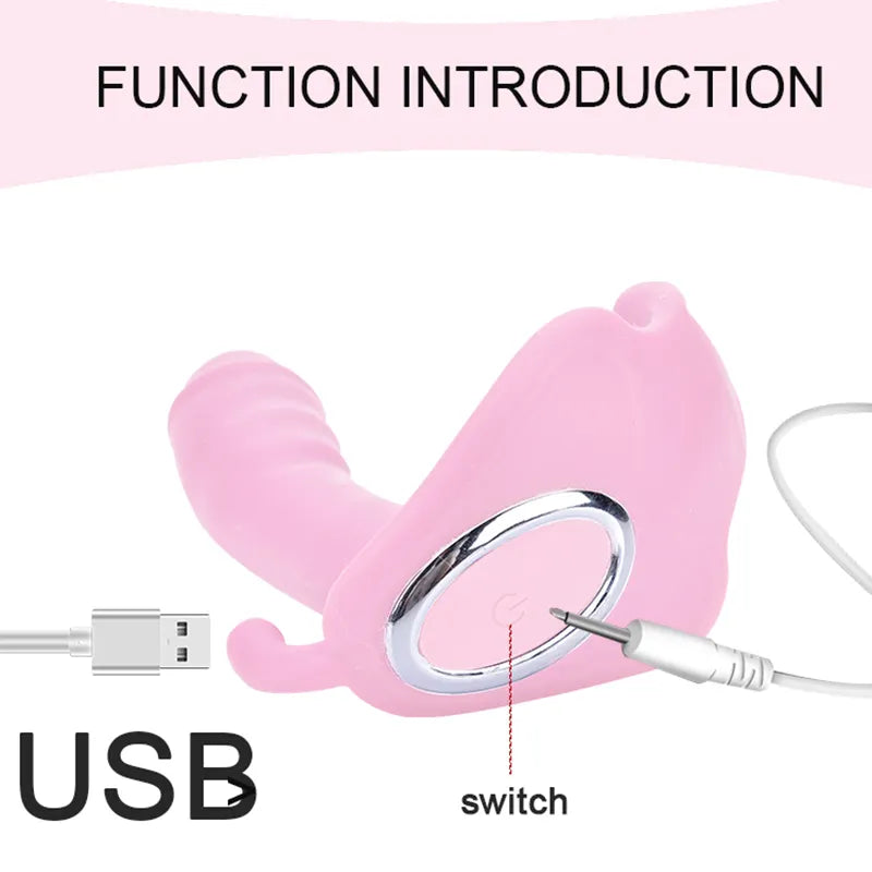 Factory Wholesale Wearable Female Clitoral Vibrator 10 Vibrations Modes G-spot Panties Vibrator