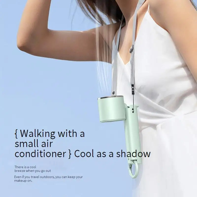 New Arrival Portable 5V USB Mini Neck Fans High Speed Powerful Personal Air Conditioner Fans