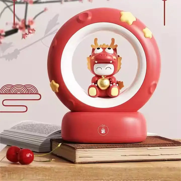 Space Kitty LED Night Light for Kids, Nursery Night Light Rechargeable Table Lamp with Touch Sensor, Animal Kitty Bedside Decor Lamp with Dimmable for Gifts for Girls Baby Cat Lovers (Cat)