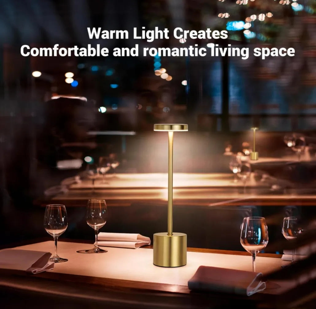 Cross Border Decoration Bedside USB Rechargeable Touch Table Lamp Bar Cafe Rechargeable Ambient Lights
