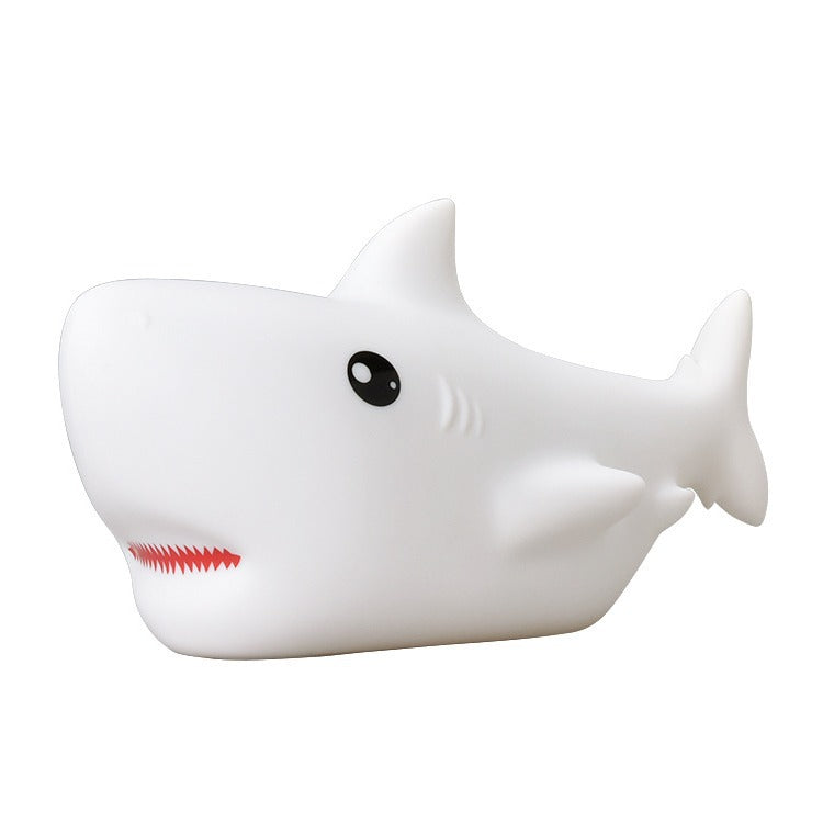 Shark Night Light for Kid Rechargeable Cute Squishy Lamp for Boys Girls Christmas Gifts Night Lights Kids Teens Toddler Baby Nursery Touch Room Decor Gift Toys
