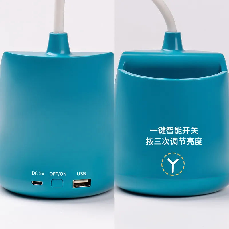 Pen Container Led Table Foldable Desk Light in Promotion Rechargeable Innovative Bright Desk Lamp