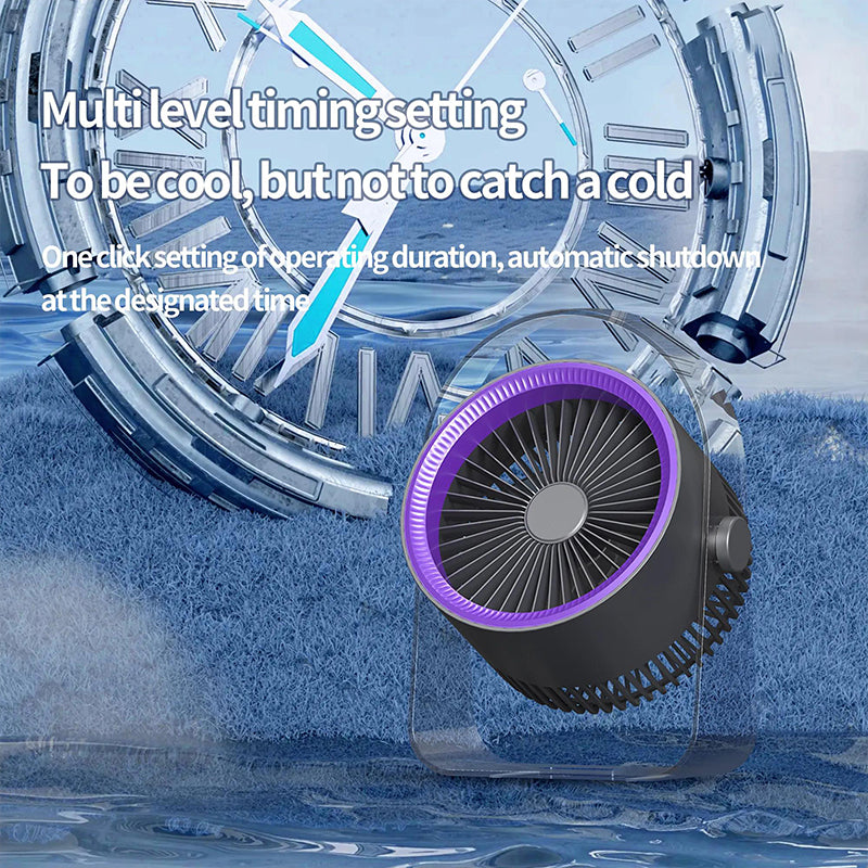 Portable Adjustable Electric Wall Fan Mini Camping Wireless Rechargeable Factory Hanging with 5V Battery for Home Car Hotel Use