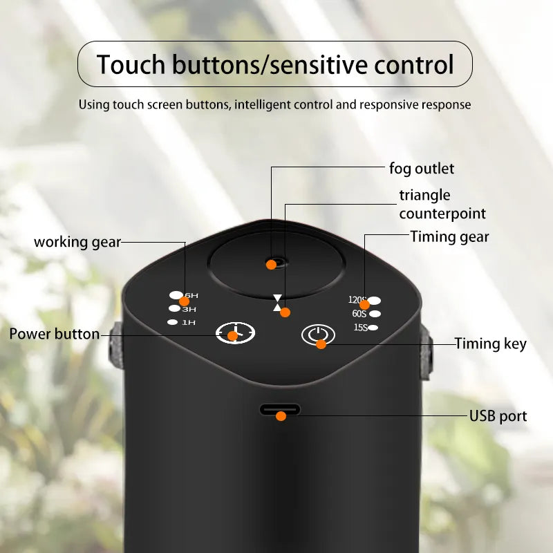 Innovation Waterless Air Purifier Freshener Aromatherapy Portable Vaporizer B2b Marketplace Essential Oil Aroma Diffuser