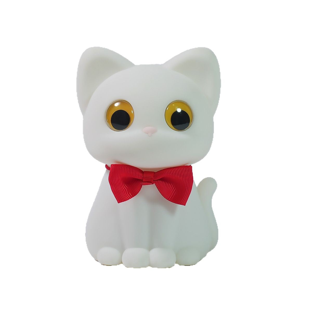 New kitty cat light, cartoon silicone night light, cute baby bedroom patting light, bedside feeding light