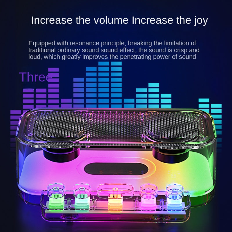 Portable Hifi Wireless Speaker Experience 5.1 Surround Change Perfect For Living Room/Bedroom/Party/Festival/Holiday Celebration, Girlfriend/Boyfriend Gift, Friend Gift