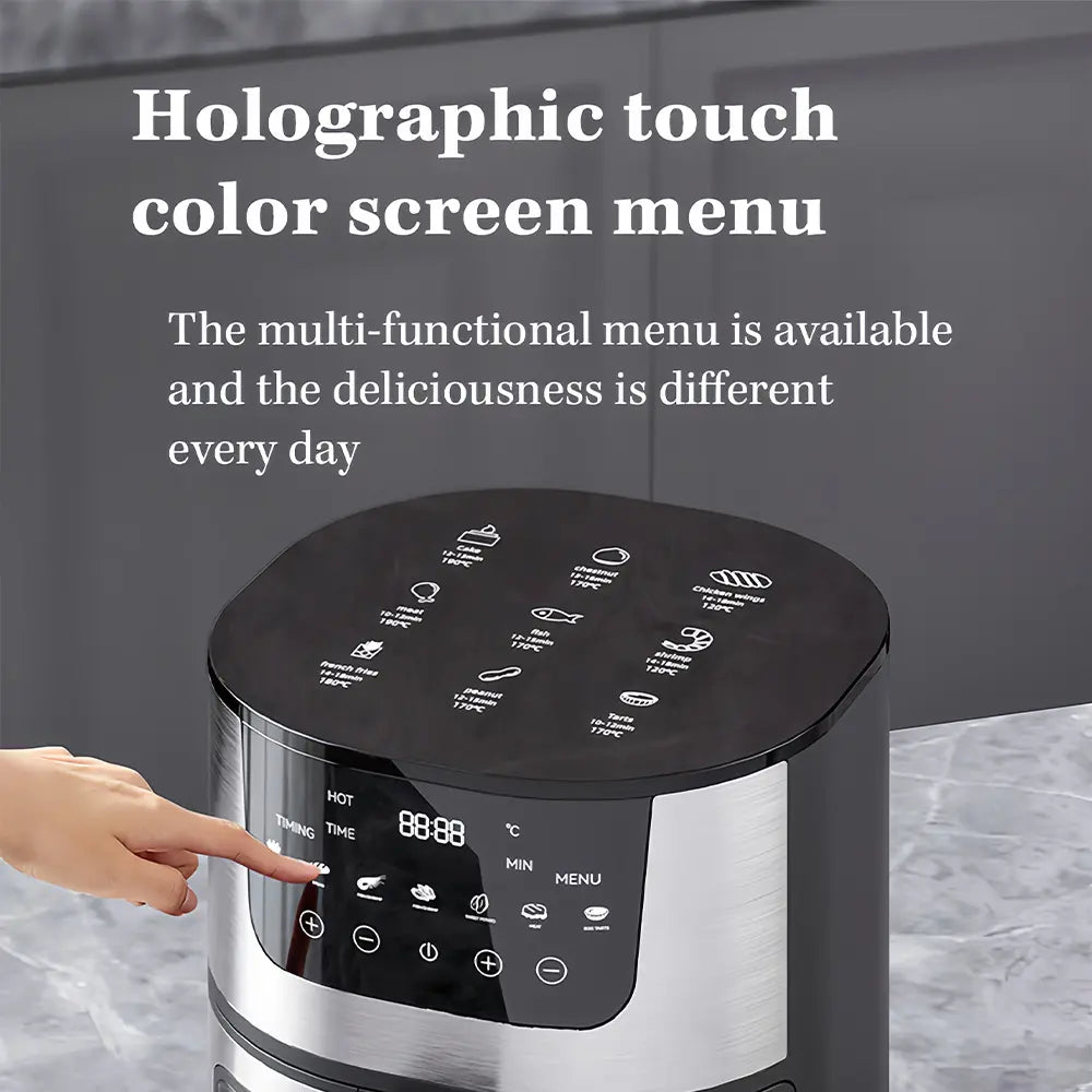 Factory Supply OEM ODM Mini air Fryer 1400W 4.5L Airfryer Fryer Stereoscopic Heating Airfryer Oven
