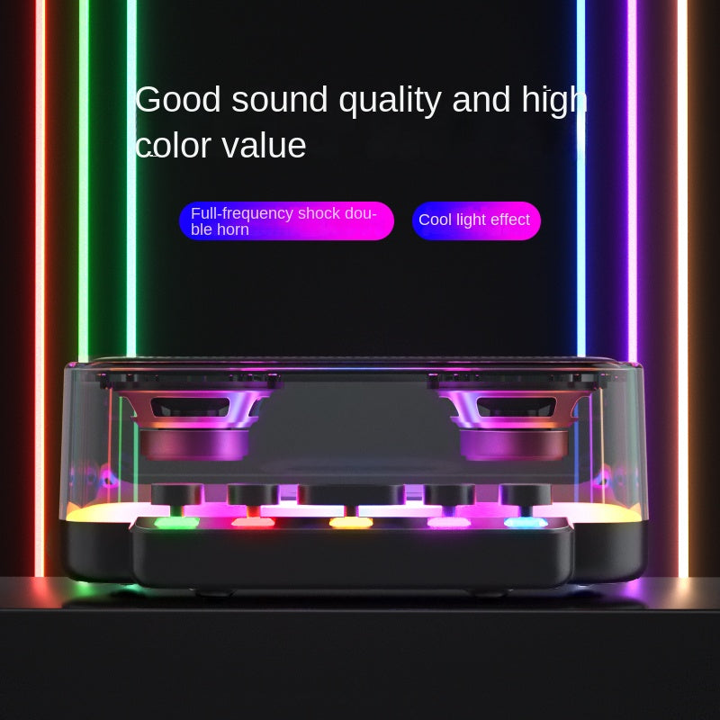 Portable Hifi Wireless Speaker Experience 5.1 Surround Change Perfect For Living Room/Bedroom/Party/Festival/Holiday Celebration, Girlfriend/Boyfriend Gift, Friend Gift