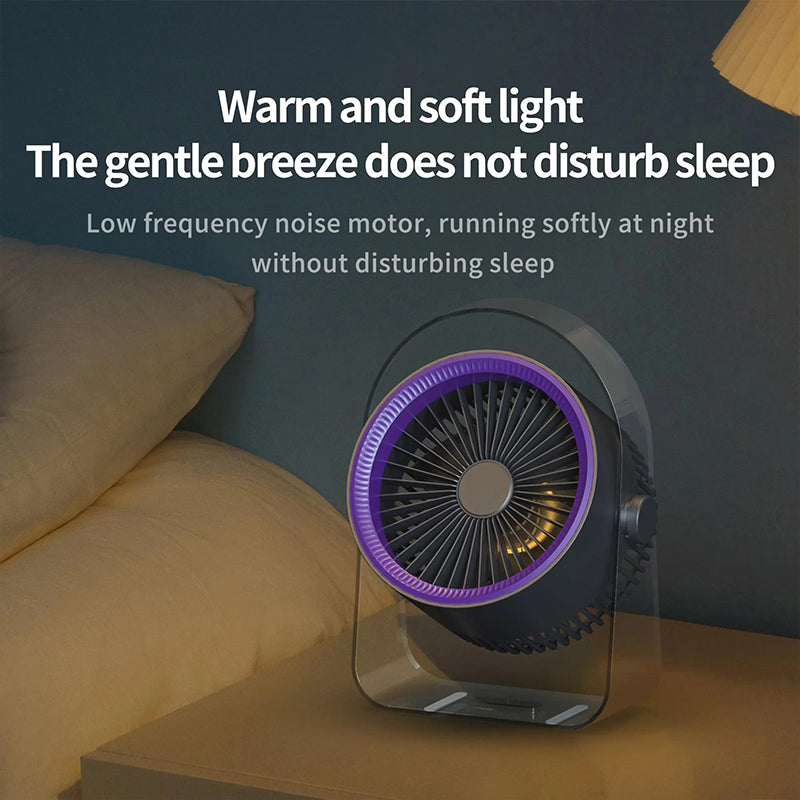 Portable Adjustable Electric Wall Fan Mini Camping Wireless Rechargeable Factory Hanging with 5V Battery for Home Car Hotel Use
