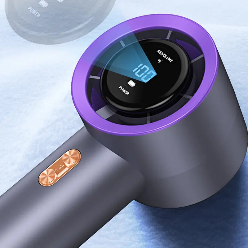 Lonvel T-13 Handheld Violent Fan Newest Portable Mini Rechargeable Handheld Cooling Small Fan With Digital Display Handy Fan