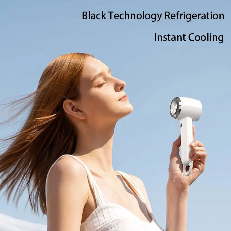 Best-Selling Mini Handheld 2000mah Portable Fan Long-Life Small Rechargeable Fan for Outdoor Climbing High Speed Wind