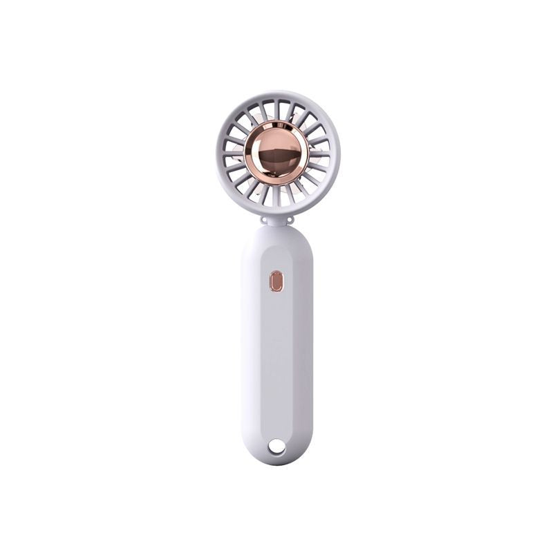 New Ice-cooled Handheld Fan for Outdoor Portable USB Mini Desktop Silent Folding Fan