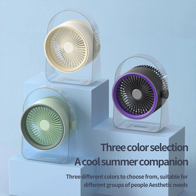 Portable Adjustable Electric Wall Fan Mini Camping Wireless Rechargeable Factory Hanging with 5V Battery for Home Car Hotel Use