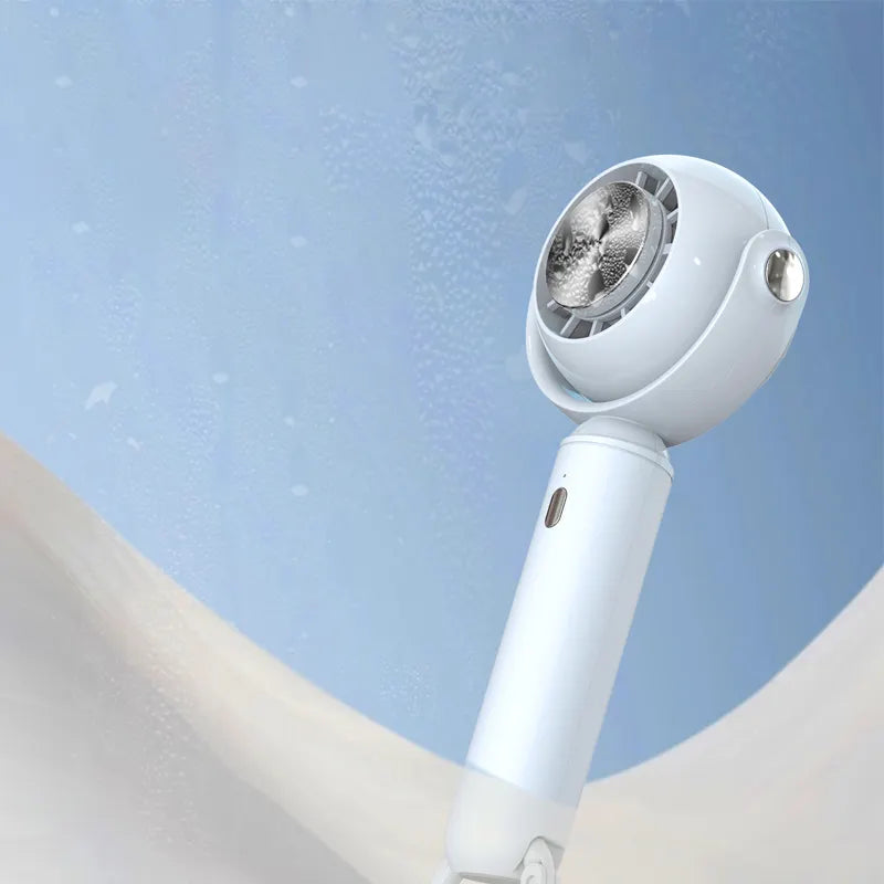 Hot Sale Handheld Semiconductor Refrigeration Mini Fan Portable Rechargeable Cold Compress Hand Held Fan