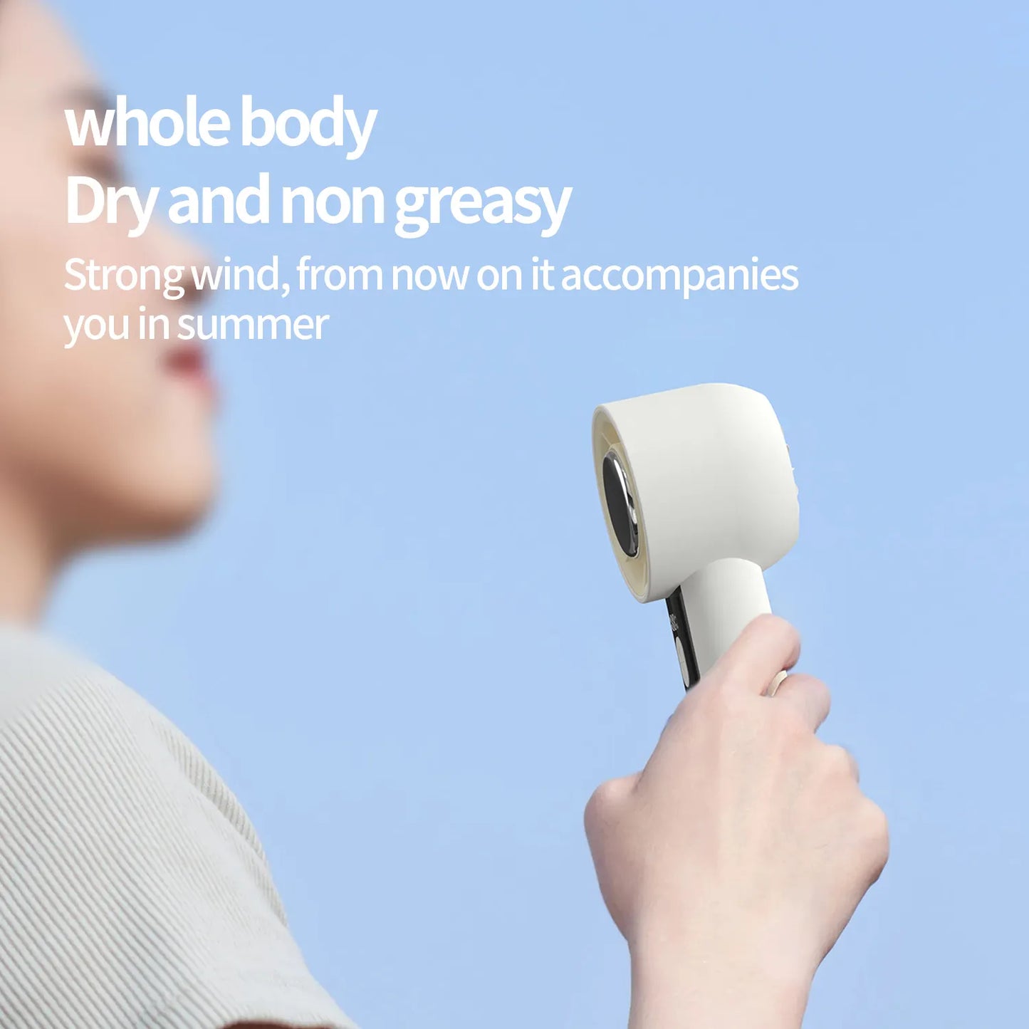 2025 New Portable 100 High Speed Handheld Fan Turbo Cooling Small Hand Fan 3000mAh Cold Compress Turbo Mini Fan Rechargeable