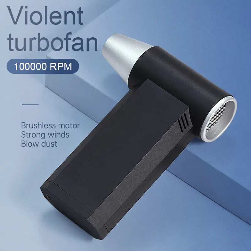 2025 Supplier Wholesale Portable Handheld Fan 80000RMP Mini Violent Turbo Jet Fan