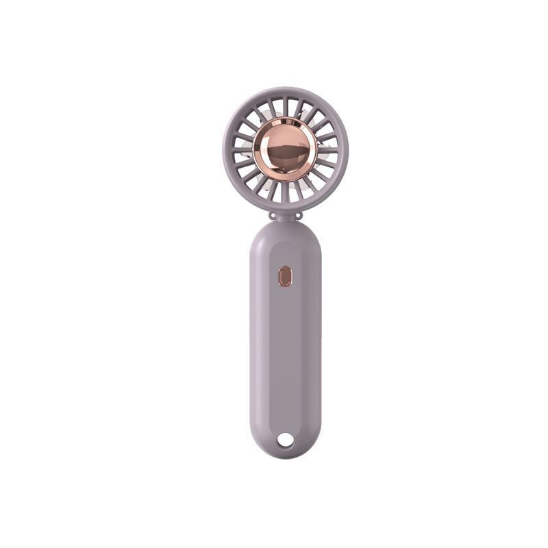 New Ice-cooled Handheld Fan for Outdoor Portable USB Mini Desktop Silent Folding Fan