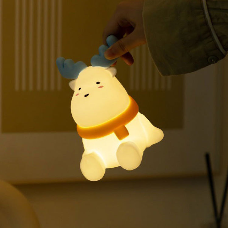 Little Elk Silicone Patching Night Light Bedhead Atmosphere Light Desk LED Table Light