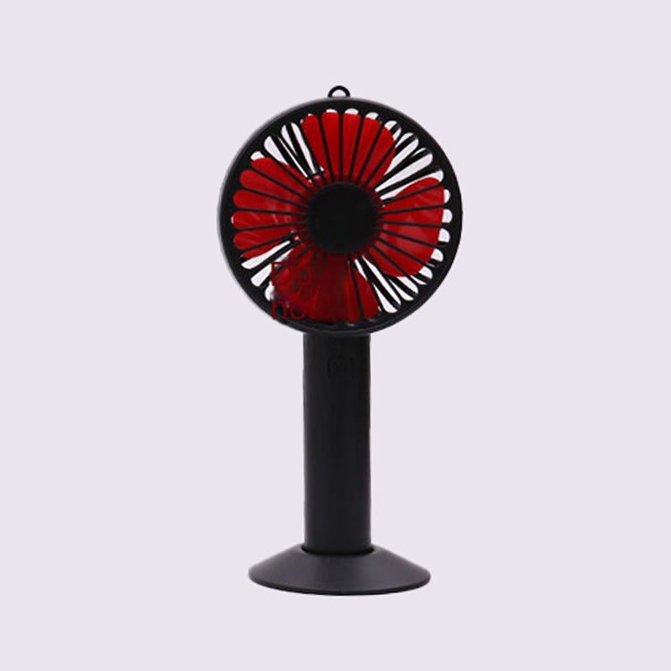 USB Handheld Small Fan Mini Portable Rechargeable Student Desktop Night Light Silent Small Electric Fan Wholesale