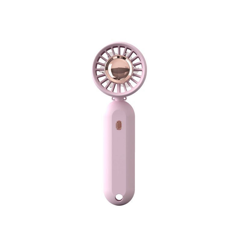New Ice-cooled Handheld Fan for Outdoor Portable USB Mini Desktop Silent Folding Fan
