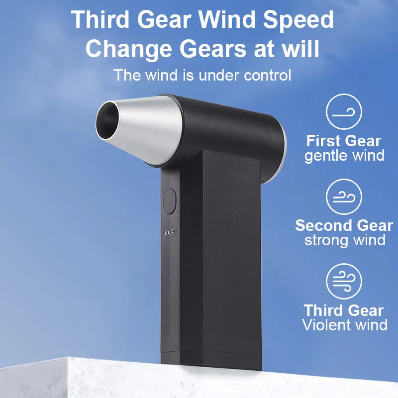 2025 Supplier Wholesale Portable Handheld Fan 80000RMP Mini Violent Turbo Jet Fan