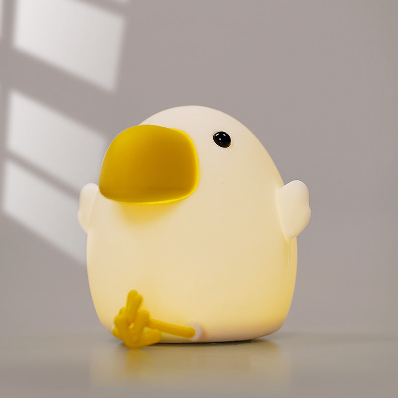 Kids Night Light Cute Silicone Bird Nursery Lamp for Baby and Toddler Animal Night Light for Boys and Girls Squishy Night Light for Bedroom and Kids Room Kids Gift (Bird)