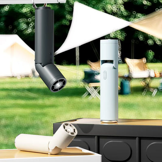 Multifunctional Flashlight Fan – Portable USB Rechargeable Handheld Fan with 3-Speed, 4000mAh Battery for Outdoor Sports & Hiking