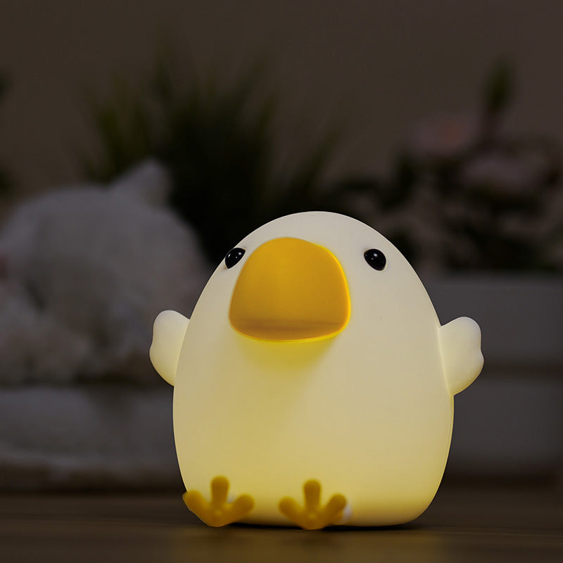 Kids Night Light Cute Silicone Bird Nursery Lamp for Baby and Toddler Animal Night Light for Boys and Girls Squishy Night Light for Bedroom and Kids Room Kids Gift (Bird)