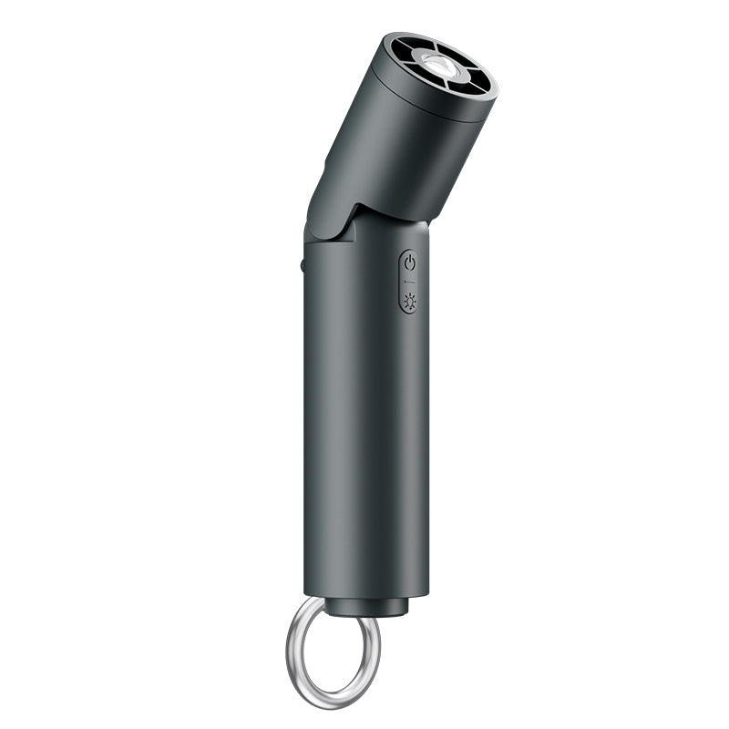 Multifunctional Flashlight Fan – Portable USB Rechargeable Handheld Fan with 3-Speed, 4000mAh Battery for Outdoor Sports & Hiking
