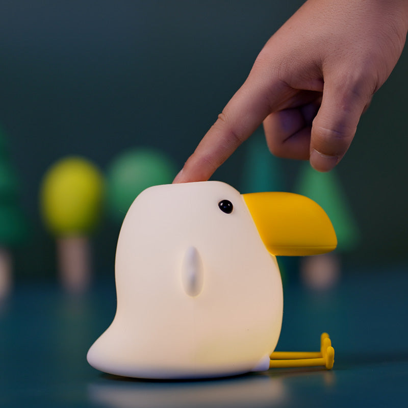 Kids Night Light Cute Silicone Bird Nursery Lamp for Baby and Toddler Animal Night Light for Boys and Girls Squishy Night Light for Bedroom and Kids Room Kids Gift (Bird)