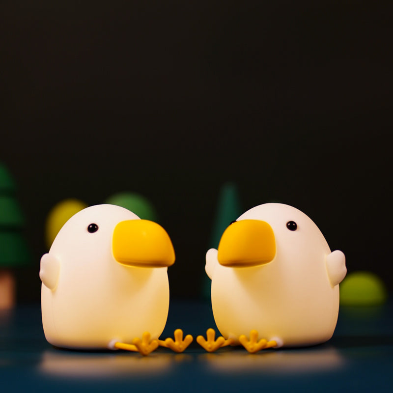 Kids Night Light Cute Silicone Bird Nursery Lamp for Baby and Toddler Animal Night Light for Boys and Girls Squishy Night Light for Bedroom and Kids Room Kids Gift (Bird)