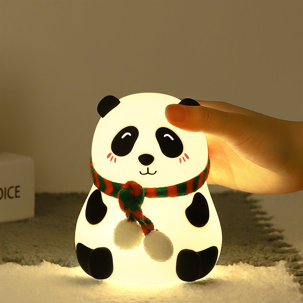 Panda Night Light Table Lamp Desk Lamps Decorate Kids LED Bedroom Lights Child Baby