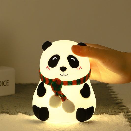 Panda Night Light Table Lamp Desk Lamps Decorate Kids LED Bedroom Lights Child Baby