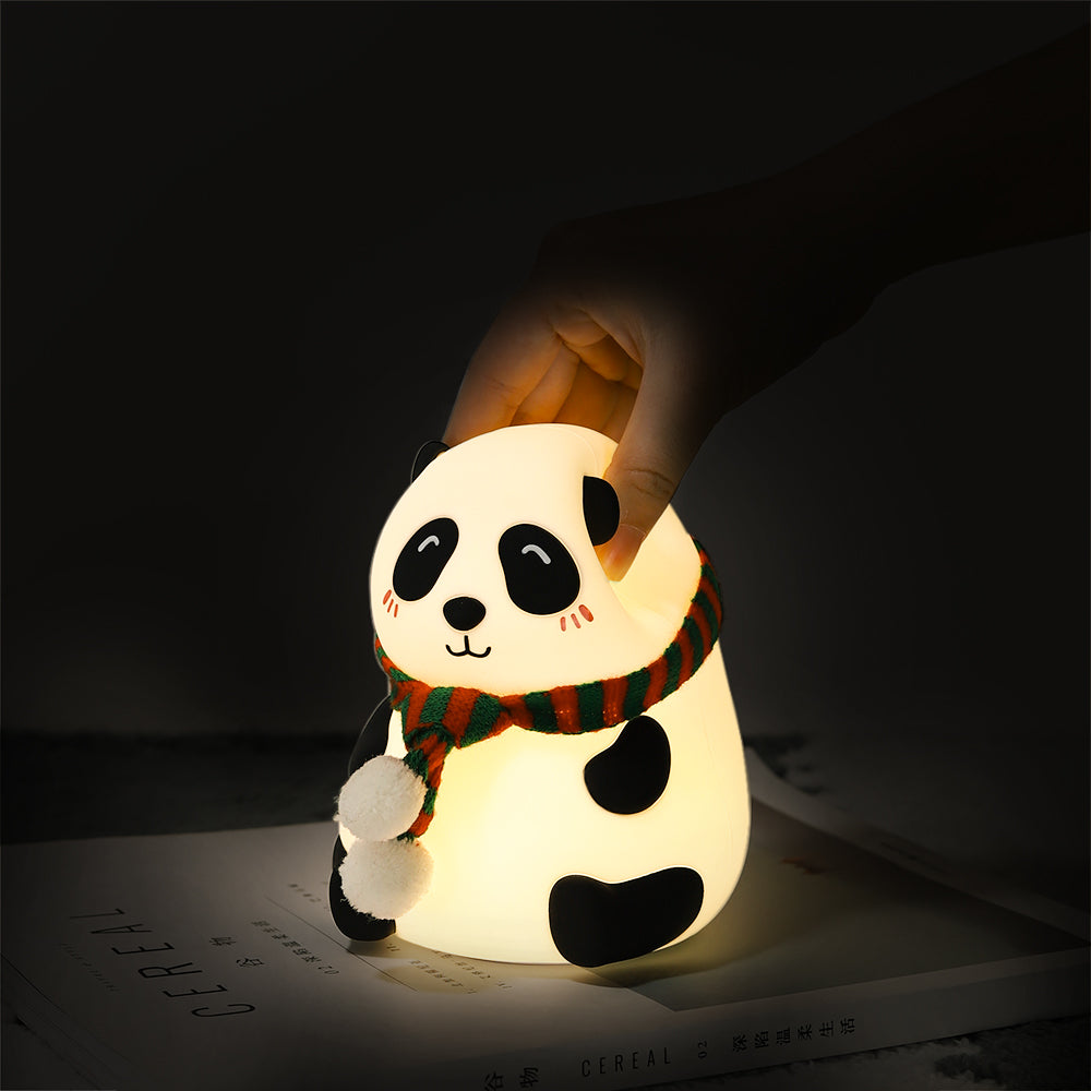 Panda Night Light Table Lamp Desk Lamps Decorate Kids LED Bedroom Lights Child Baby